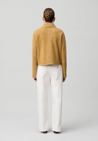 Claudie Pierlot CLARISSE - Veste en cuir - camel