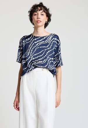 T-shirt con stampa - var blu notte