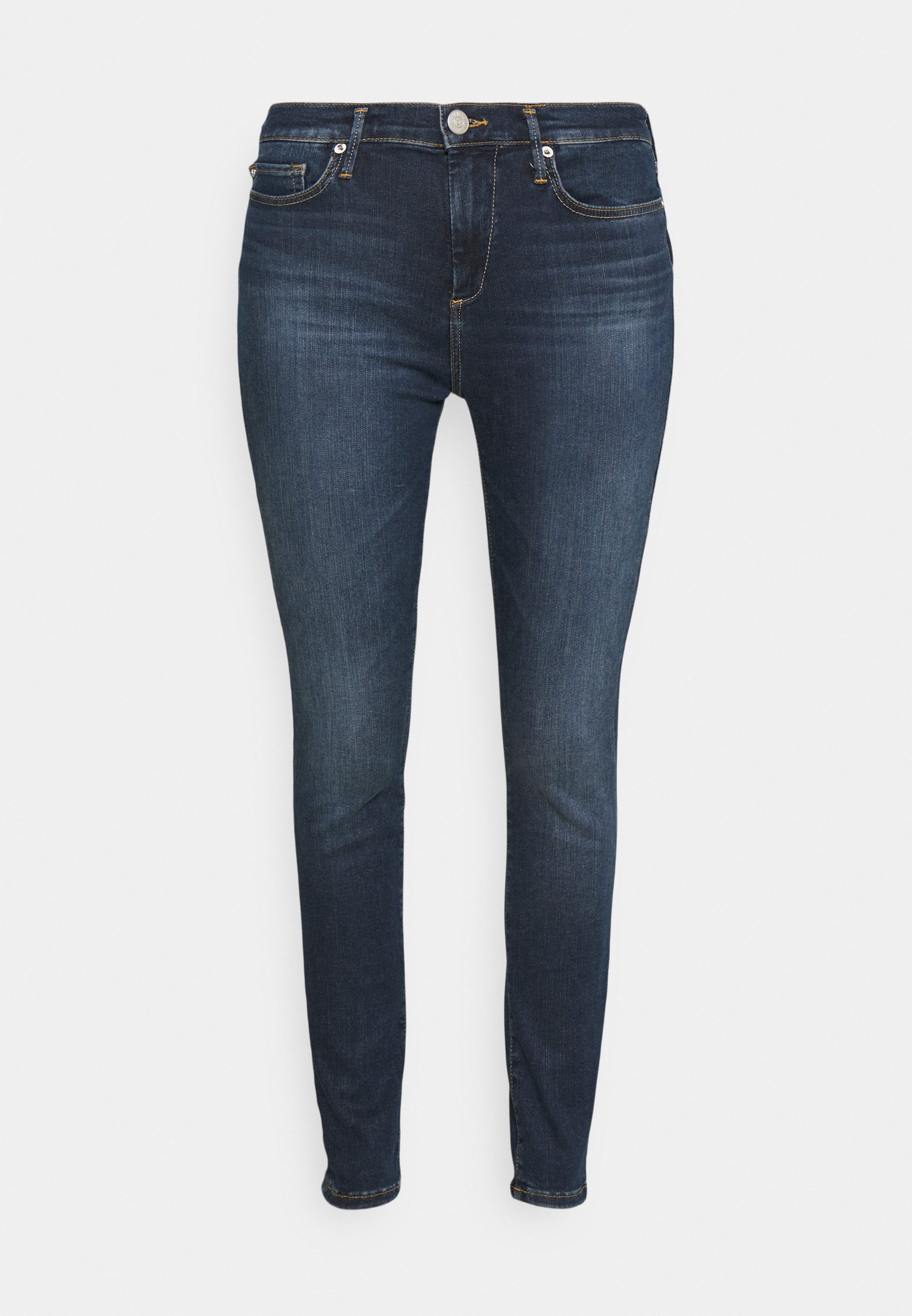 True Religion HIGHRISE HALLE - Jeans Skinny Fit - denim blue/blue denim -  Zalando.de