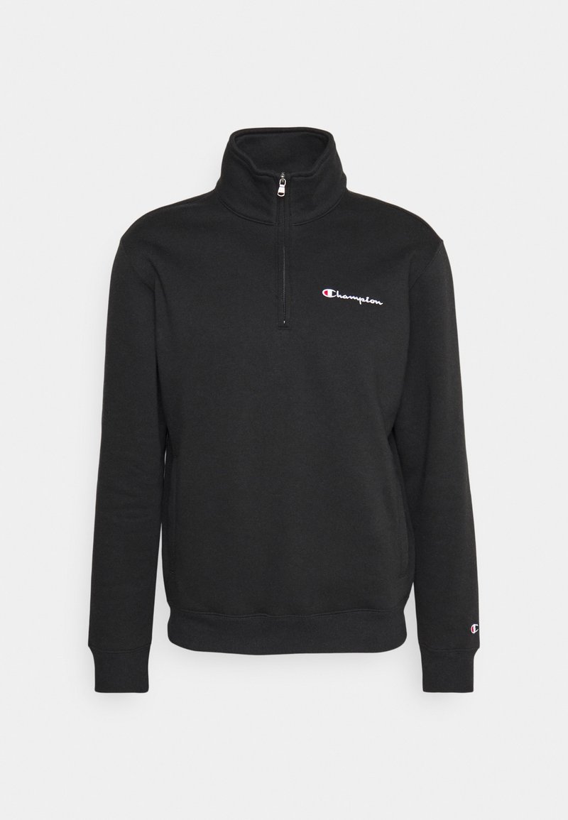 Champion CLASSIC HALF ZIP - Sweatshirt - black - Zalando.co.uk