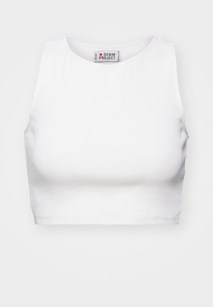Denim Project, RACERBACK CROP - Μπλούζα - jet stream