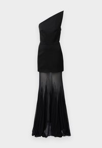 STRUCTURED UPPER GOWN WITH GODETS  - Maxi šaty - black