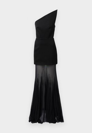 STRUCTURED UPPER GOWN WITH GODETS  - Velika haljina - black