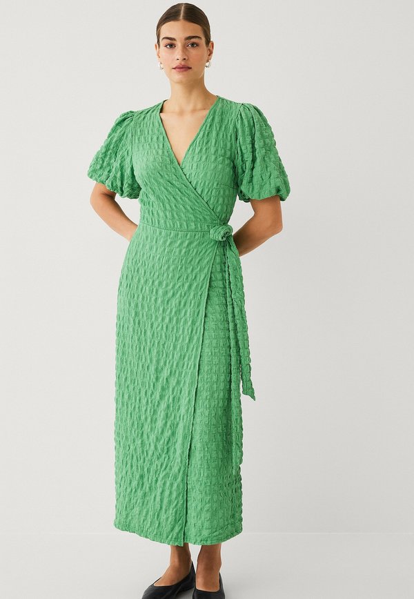 MIT PUFFÄRMELN - Freizeitkleid - grün