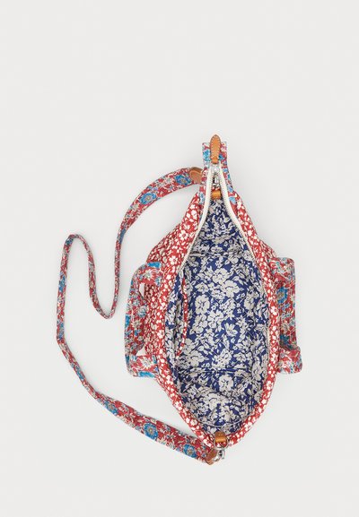 Polo Ralph Lauren QUILTED FLORAL COTTON SMALL TOTE - Rankinė per petį - red/multi-colored