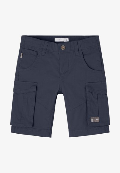 NKMRYAN REG NOOS - Pantalon cargo - dark sapphire