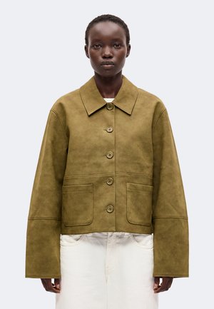 Envii, JACKET - Яке от изкуствена кожа - dark olive