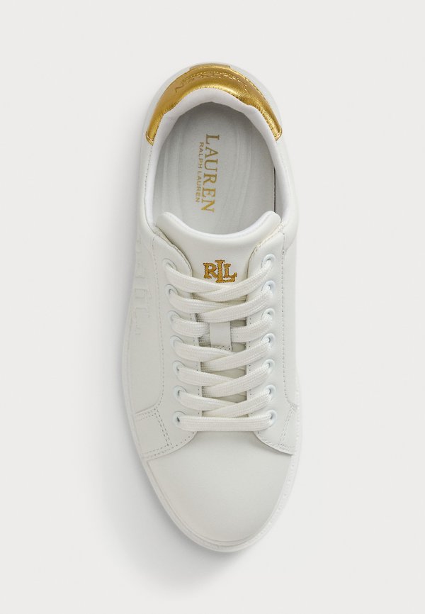 AINSLEY METALLIC-TRIM LEATHER SNEAKER - Trainers2