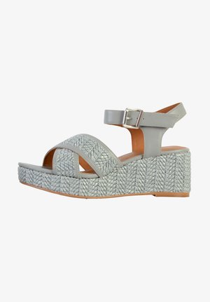 Divine Factory Plateausandaler - bleu