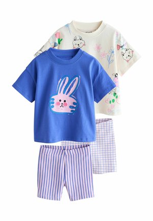 Next, SET 2 PACK  - Shorts - blue cream