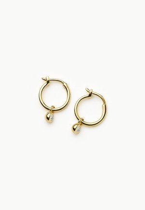 TENNIS CHARM MINI HOOP EARRINGS - Boucles d'oreilles - gold-coloured