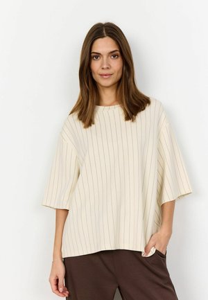 Soyaconcept Print T-shirt -  cream combi