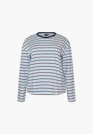Zizzi, BASIC T-SHIRT MIT LANGEN ÄRMELN - Μπλούζα με μακριά μανίκια - blau