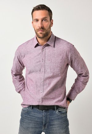LONG SLEEVE KENT COLLAR MODERN FIT - Hemd - aubergine