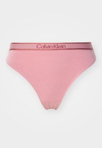 Calvin Klein Underwear TONAL LOGO THONG - Perizoma - red grape/apple butter