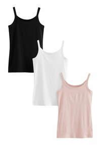 Next 3 PACK - Tops - black white light pink