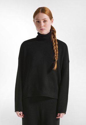 LOUNGE  HIGH NECK  - Maglia del pigiama - black