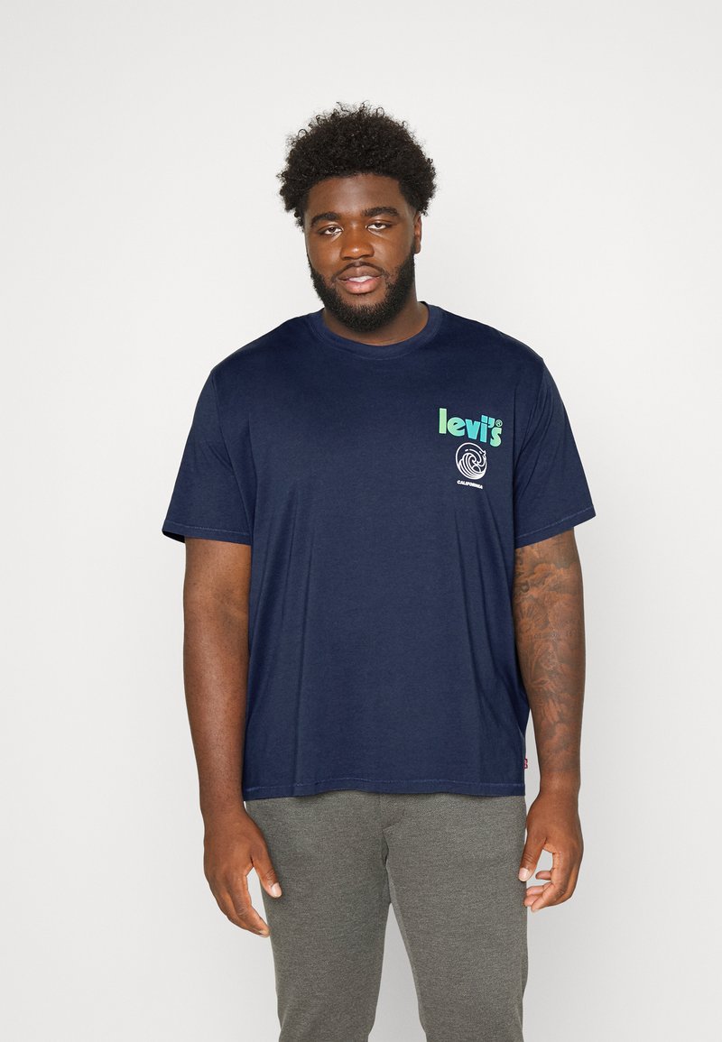 Levi's® Plus BIG SS - T-shirt estampada - big surf club naval academy