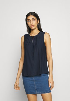 VMMILLA BUTTON - Top - navy