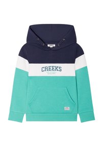 Creeks Felpa con cappuccio - navy blue