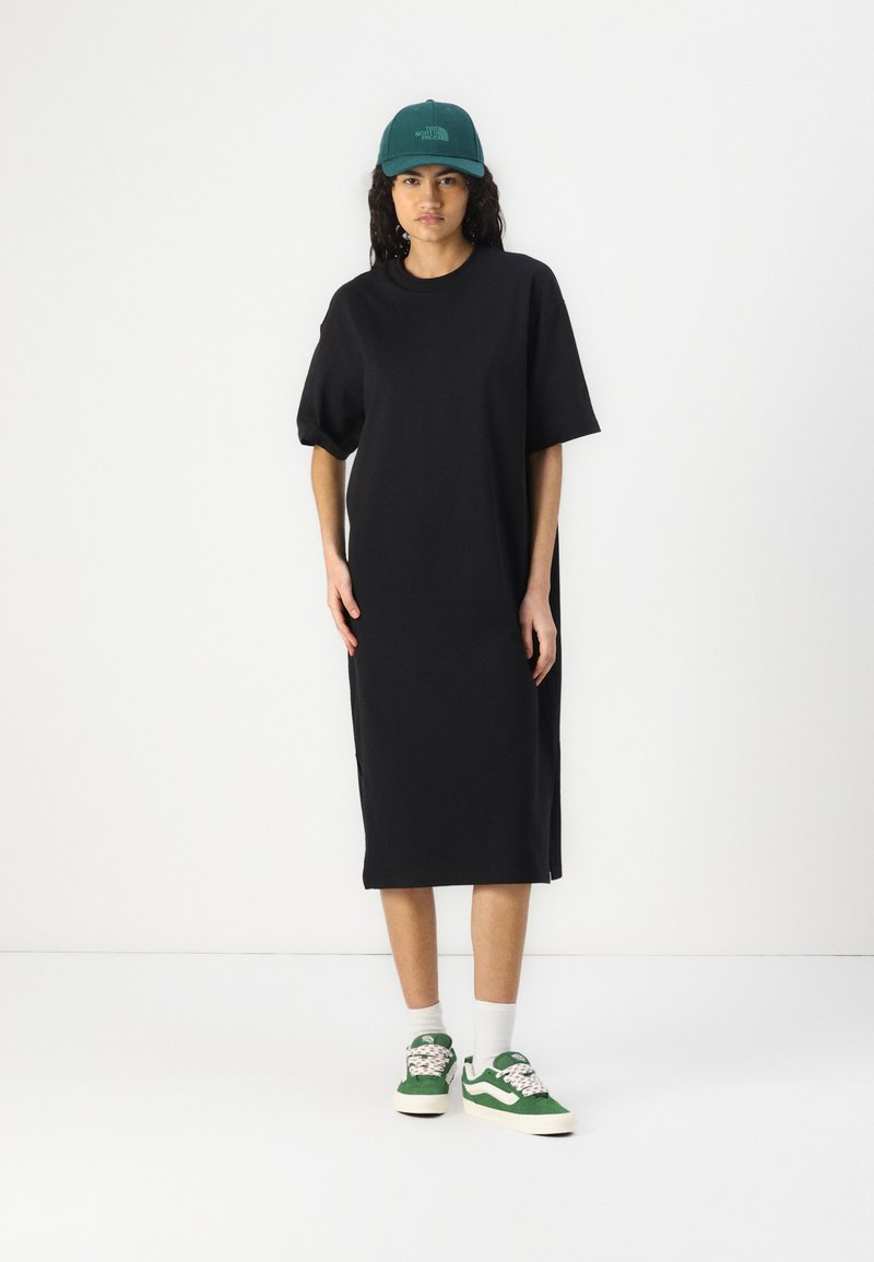 black oversized jersey dress Karen Kane Travel Jersey Dress main image 0