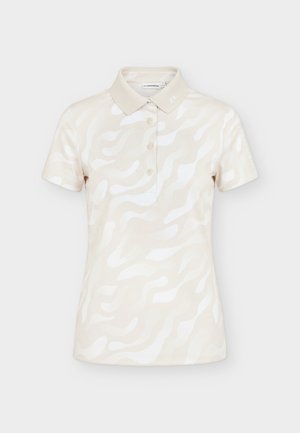 J.LINDEBERG Sports, TOUR TECH PRINT - поло - moonbeam/whit