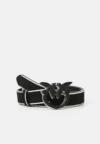 Pinko - LOVE BERRY BELT  - Belt - black/old silver-coloured Thumbnail Image 1