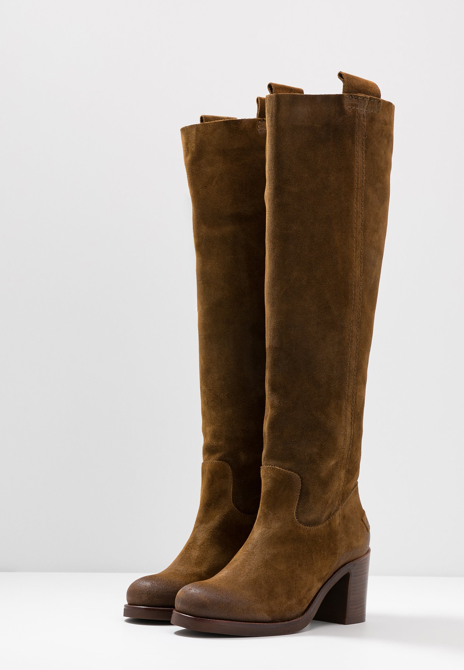 Shabbies Amsterdam Overknee laarzen - brown/bruin - Zalando.nl