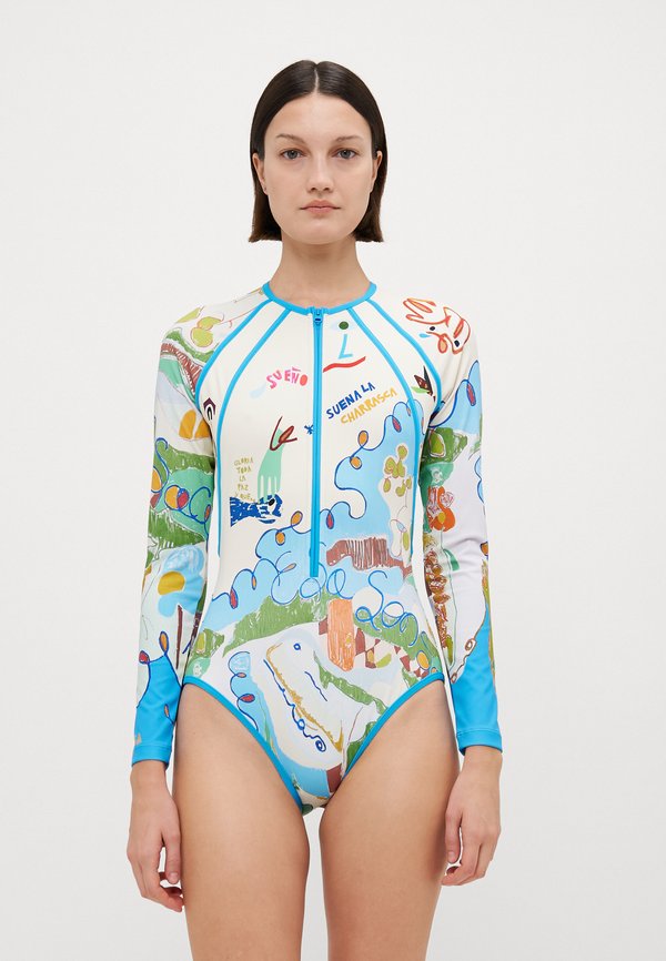 NADIA LONG SLEEVE ONE PIECE - Swimsuit - multi