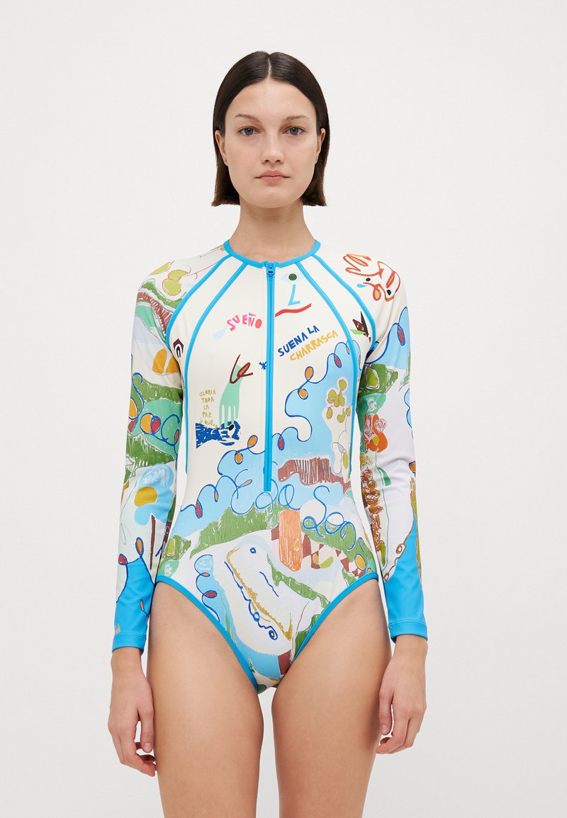 Alemais - NADIA LONG SLEEVE ONE PIECE - Badedragt - multi, Forstør