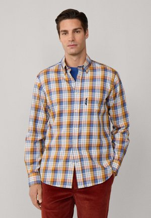 CLBD WIDE PLAID FLAN - Camisa - cedar wood brown