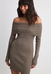 Jumper dress - brown