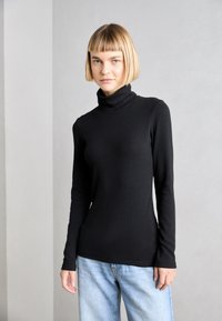 Marc O'Polo TURTLE NECK - Top dugih rukava - black