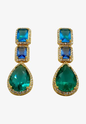 HEBE JEWELS, PARTY HOCHZEIT - Boucles d'oreilles - grün/blau
