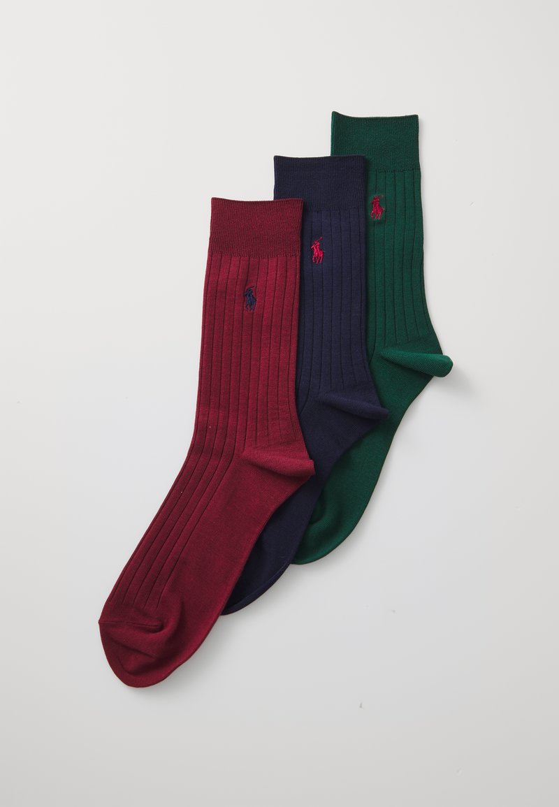 Polo Ralph Lauren CREW SOCK UNISEX 3 PACK - Meias - navy multi