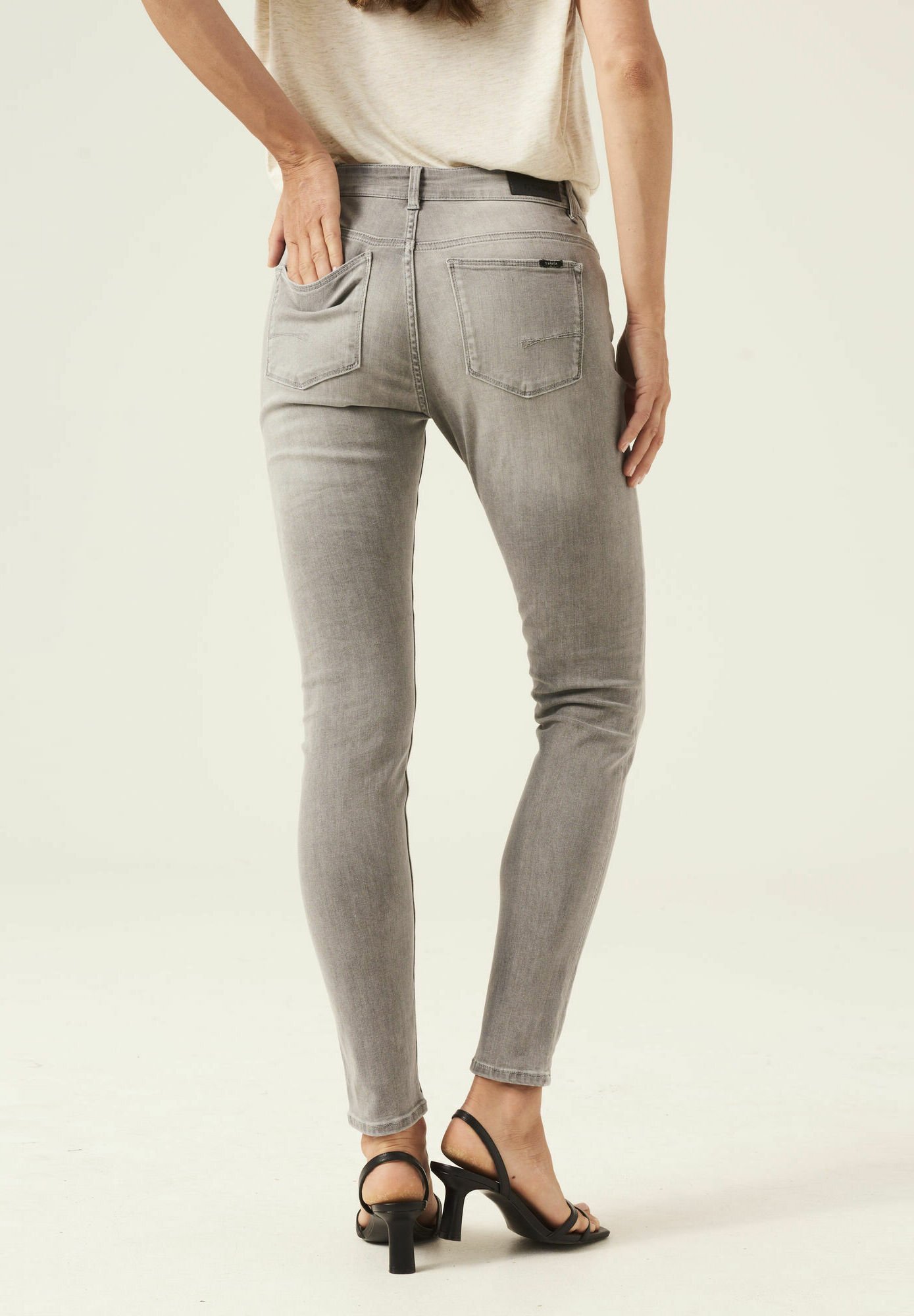 Garcia RACHELLE - Slim fit jeans - medium used/grey - Zalando.de