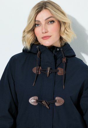 Ulla Popken, HYPRAR FLEECE-LINED RAIN JACKET - Vinterfrakke - marine