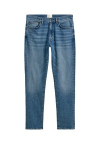 SLIM JEANS - Traperice uskog kroja - mid blue worn in