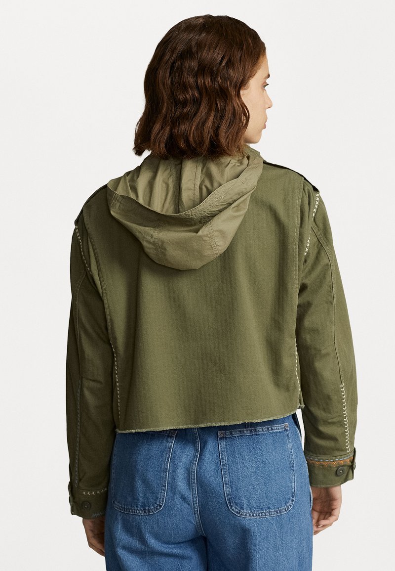 Polo Ralph Lauren Cotton Twill Jacket, Army Olive, XS