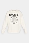 MEDALLION LOGO CREWNECK  - Sweatshirt - eggnog/black/silver-coloured