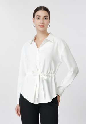Button-down blouse - cream