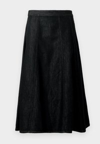 FLARED MIDI SKIRT - Τζιν φούστα - dark blue denim