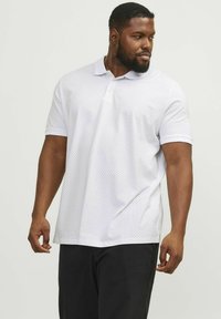 Jack & Jones PLUS SIZE GEDRUCKT  - Polo krekls - white
