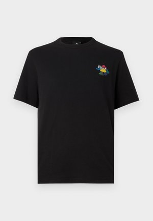 CASUAL FIT CLOUD ZEBRA UNISEX - Μπλουζάκι με στάμπα - black