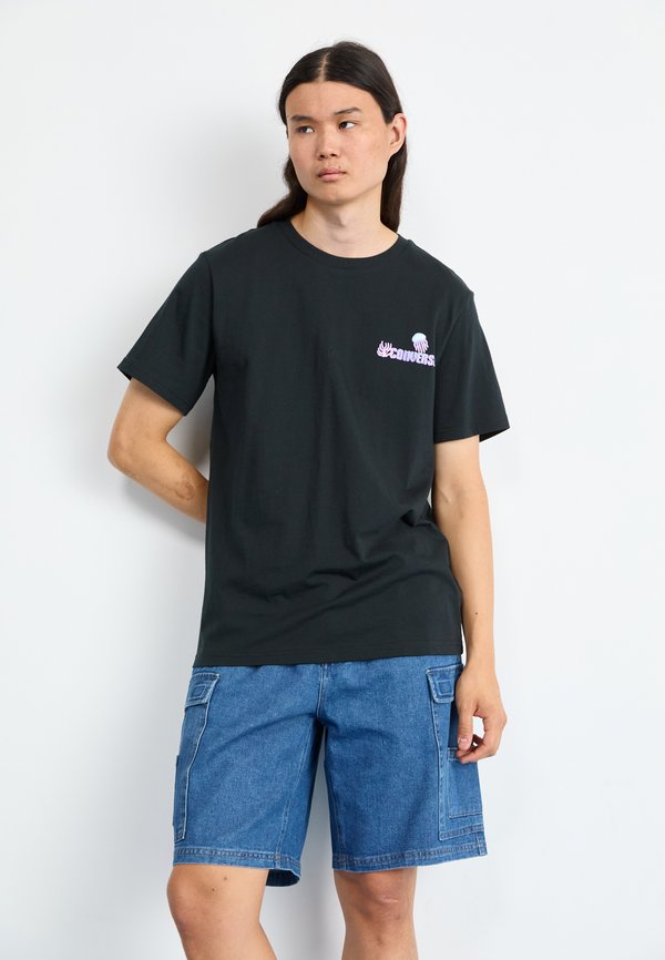 UTILITY - Denim shorts - medium light indigo3