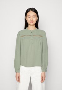 JDY LION LIFEL/S PLACKET - Blusa - sea spray
