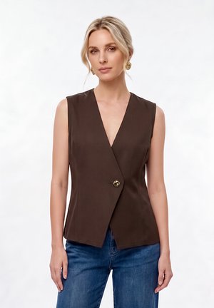 Anna Field Vest - brown