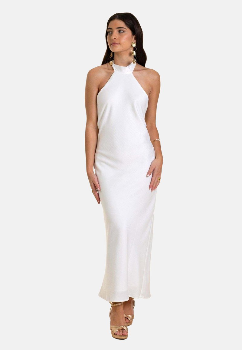 THE-ARE LENCERO HALTER - Vestido de fiesta - blanco