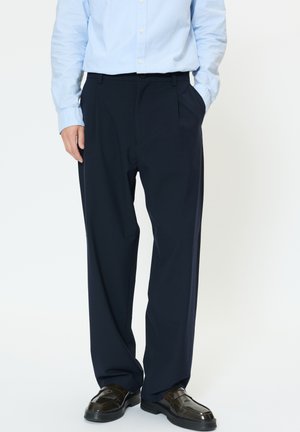 PLEAT - Nadrágok - dark navy