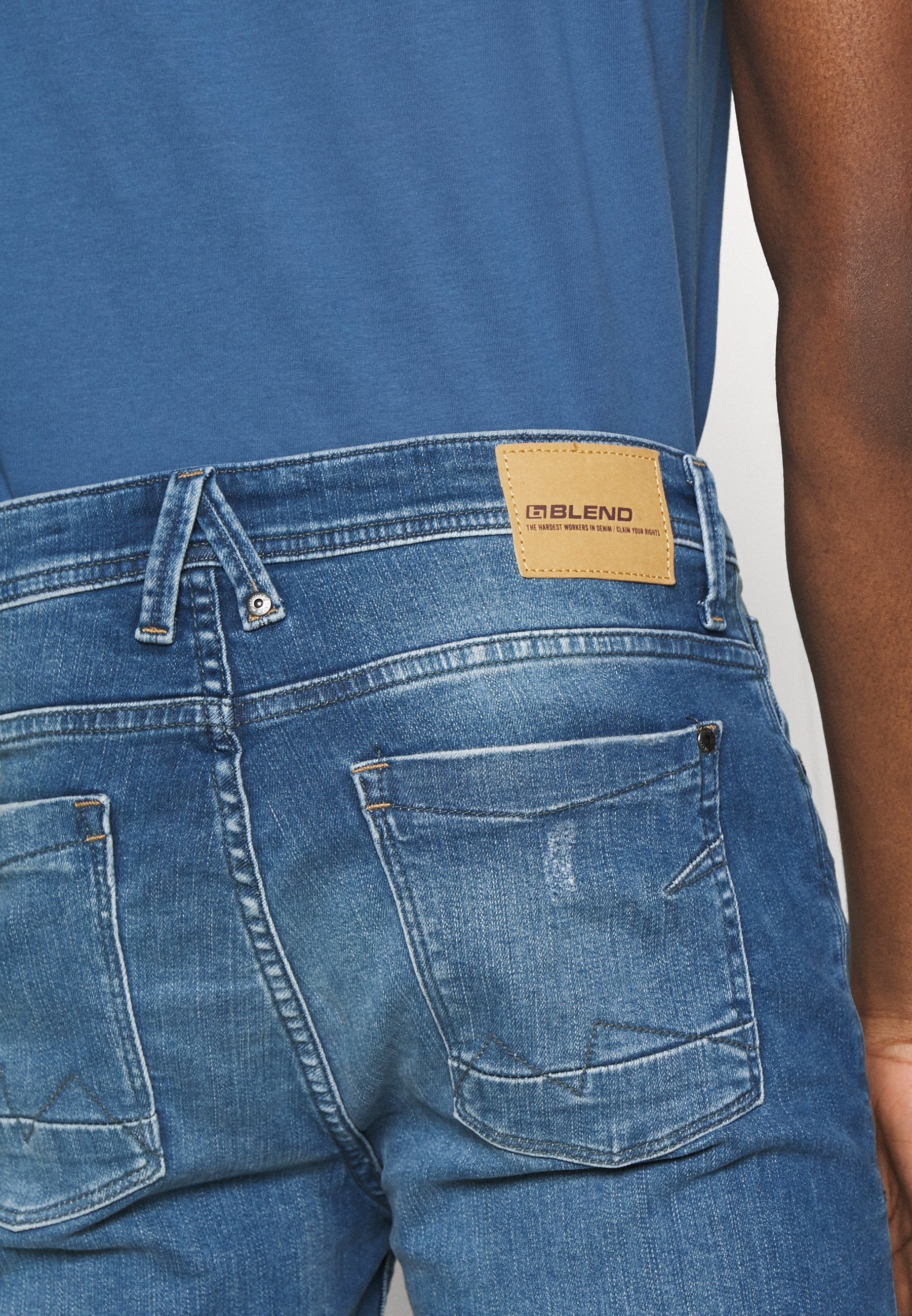 Blend BHECHO FIT MULTIFLEX - Slim fit jeans - denim middle blue/blue denim  - Zalando.de